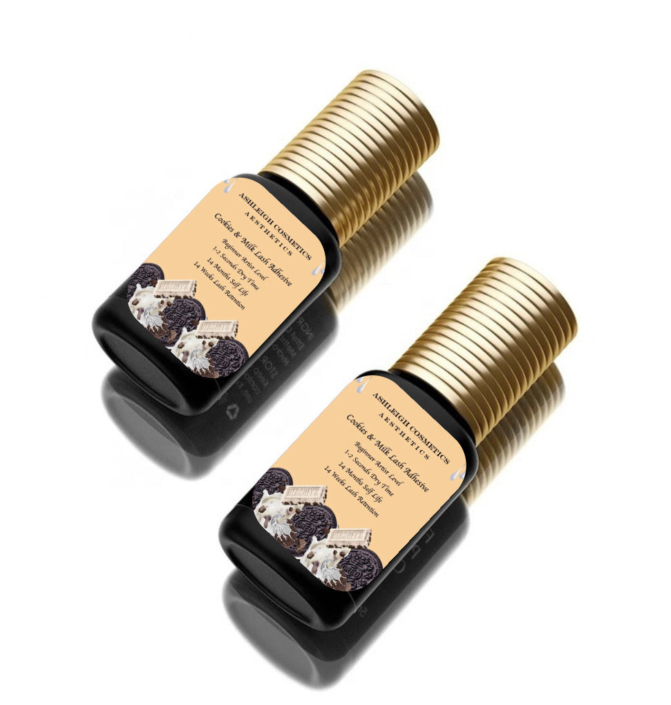 Sample Cookies & Milk Lash Adhesive 1-2 Seconds Dry Time ( 16 Weeks Retention )